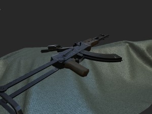 akms Model 3D