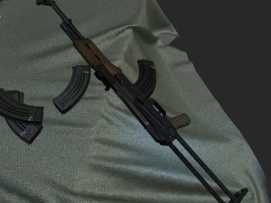 akms Model 3D