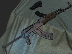 akms Model 3D