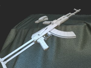 akms Model 3D