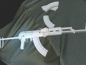 akms Model 3D