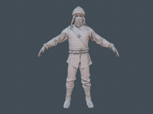saracene medieval character 3Dモデル