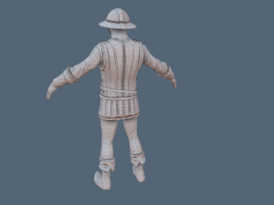 crossbowman character Model 3D