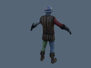 crossbowman character Model 3D