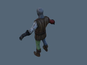 crossbowman character Model 3D