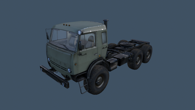 kamaz model 3D Model .c4d .max .obj .3ds .fbx .stl .blend 