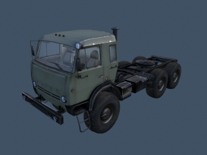 kamaz model Modello 3D