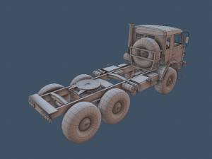 kamaz model 3D Model