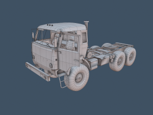 kamaz model 3D Model