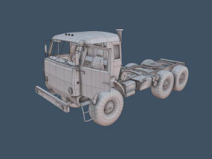 kamaz model 3D Model