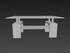 glass table 3D Model