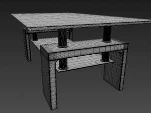 glass table 3D Model