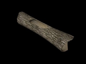 wooden log 3D Model