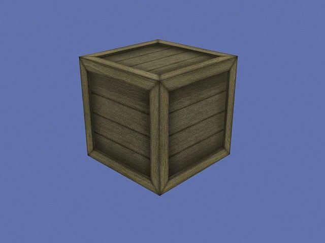 wooden crate 3D Model .c4d .max .obj .3ds .fbx .stl .blend 