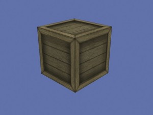 wooden crate 3D Model