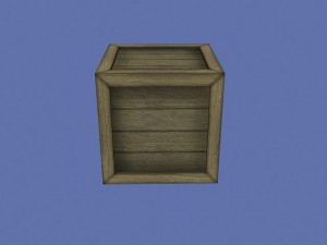 wooden crate Modello 3D