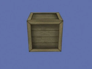 wooden crate 3D Model