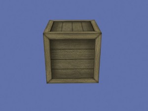 wooden crate Modello 3D