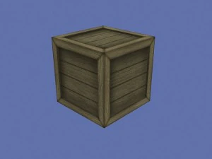 wooden crate 3D Model