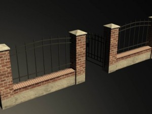 fence package 3D Модель
