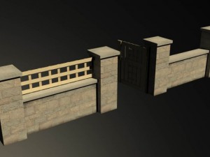 fence package 3D Модель