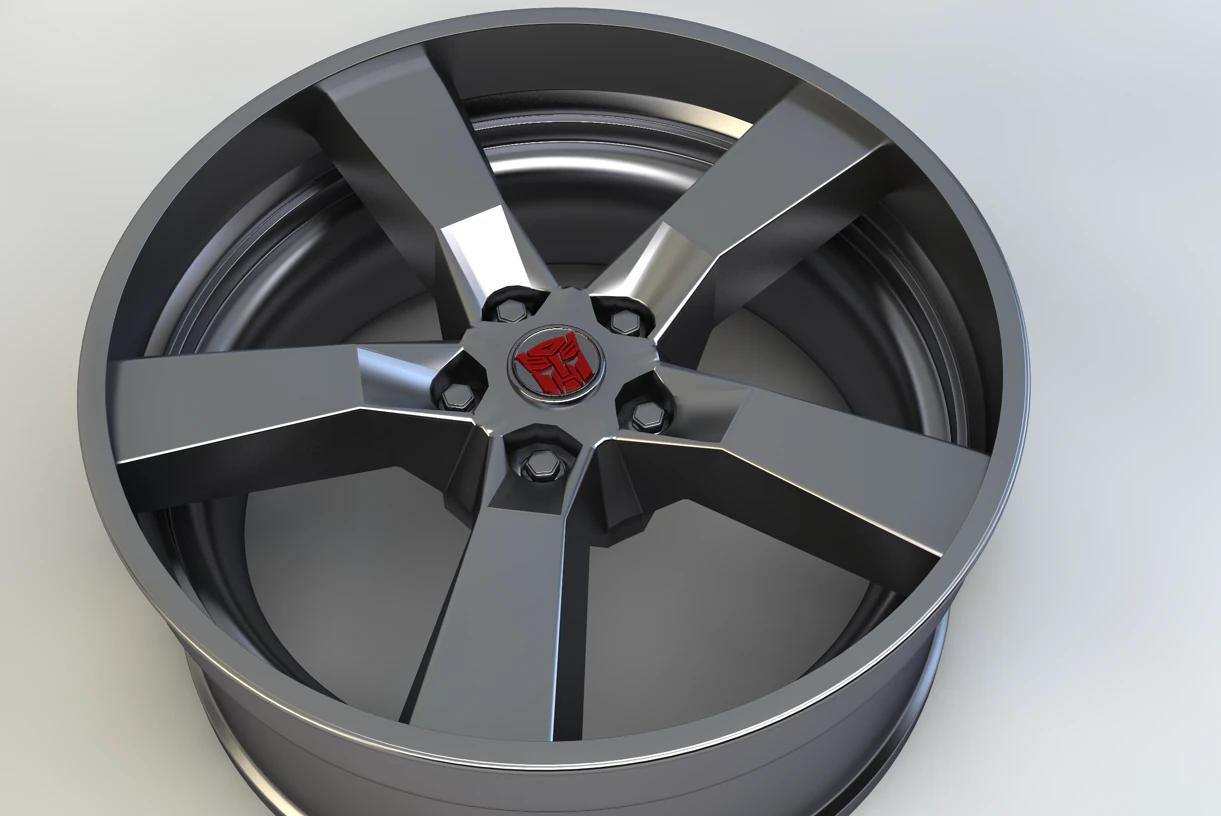 wheel autobot bumblebee 3D Model .c4d .max .obj .3ds .fbx .stl .blend