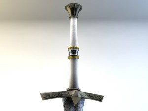sword winter is coming Modèle 3D