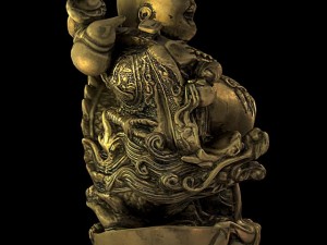 gold buddha statue 3Dモデル