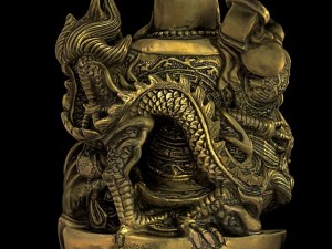 gold buddha statue 3Dモデル