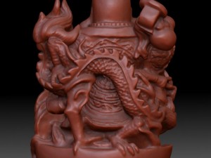 gold buddha statue 3Dモデル