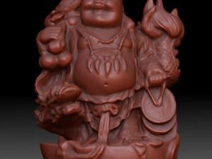 gold buddha statue 3Dモデル