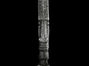 tall rock statue 3D 模型