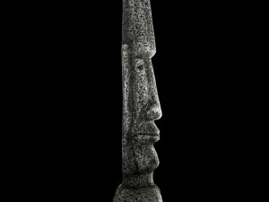 tall rock statue 3D 模型