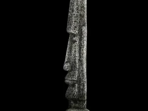 tall rock statue 3D Model