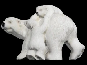 polar bear and cubs 3D Model