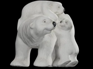 polar bear and cubs 3D Model