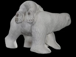 polar bear and cubs 3D Model