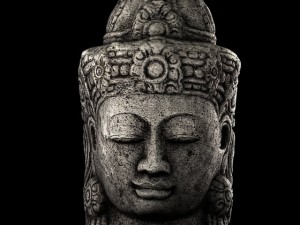 stone buddha head 3D 모델