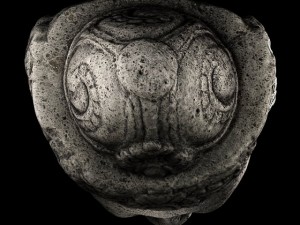 stone buddha head Model 3D