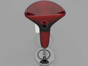 Barhocker 3D Modell