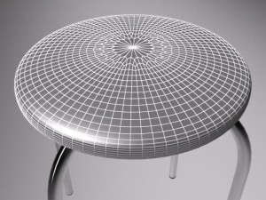bar stool 3D Модель