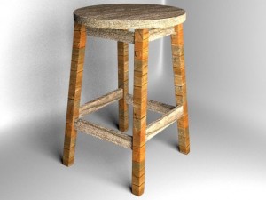 bar stool 3D Model