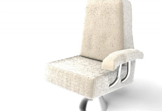 Stuhl 3D Modell .c4d .max .obj .3ds .fbx .stl .blend 