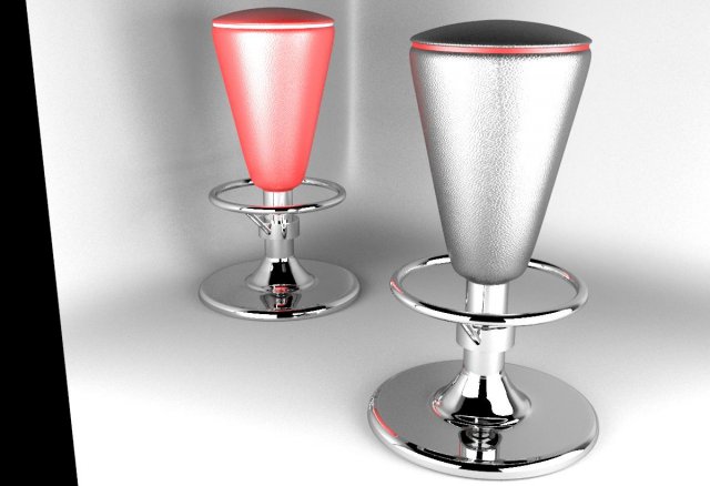 bar stool 3D मॉडल .c4d .max .obj .3ds .fbx .stl .blend 