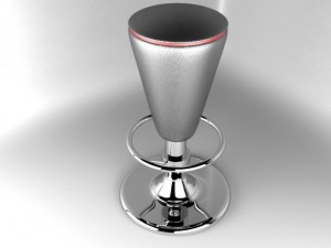 bar stool 3D मॉडल