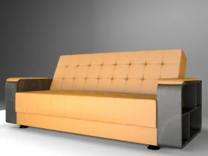 클래식 소파 3D 모델