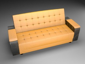 classik sofa Model 3D