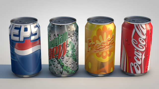 can drinks 3Dモデル .c4d .max .obj .3ds .fbx .stl .blend 