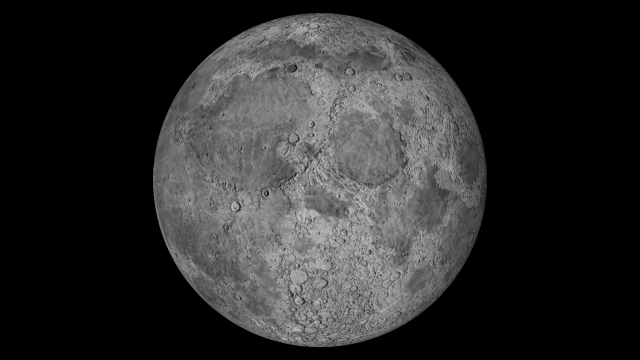 Moon Modelo 3D .c4d .max .obj .3ds .fbx .stl .blend