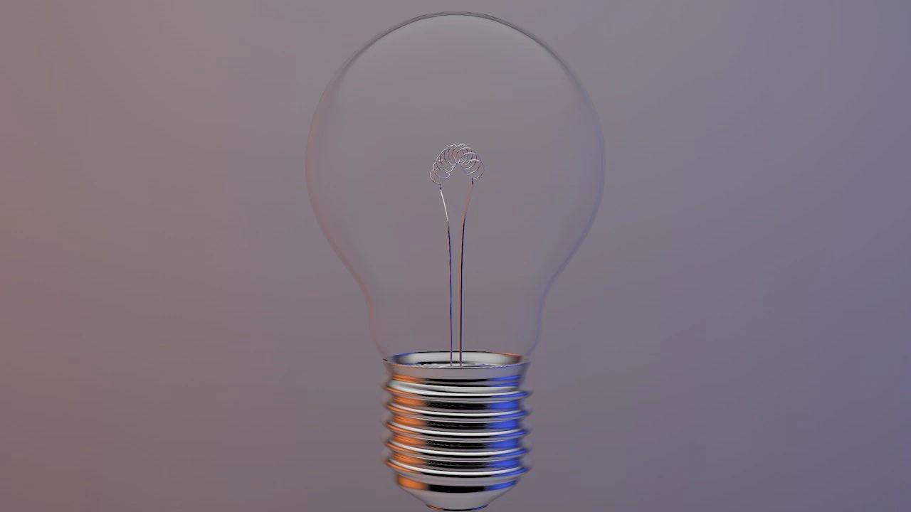 light bulb 3D Model .c4d .max .obj .3ds .fbx .stl .blend 
